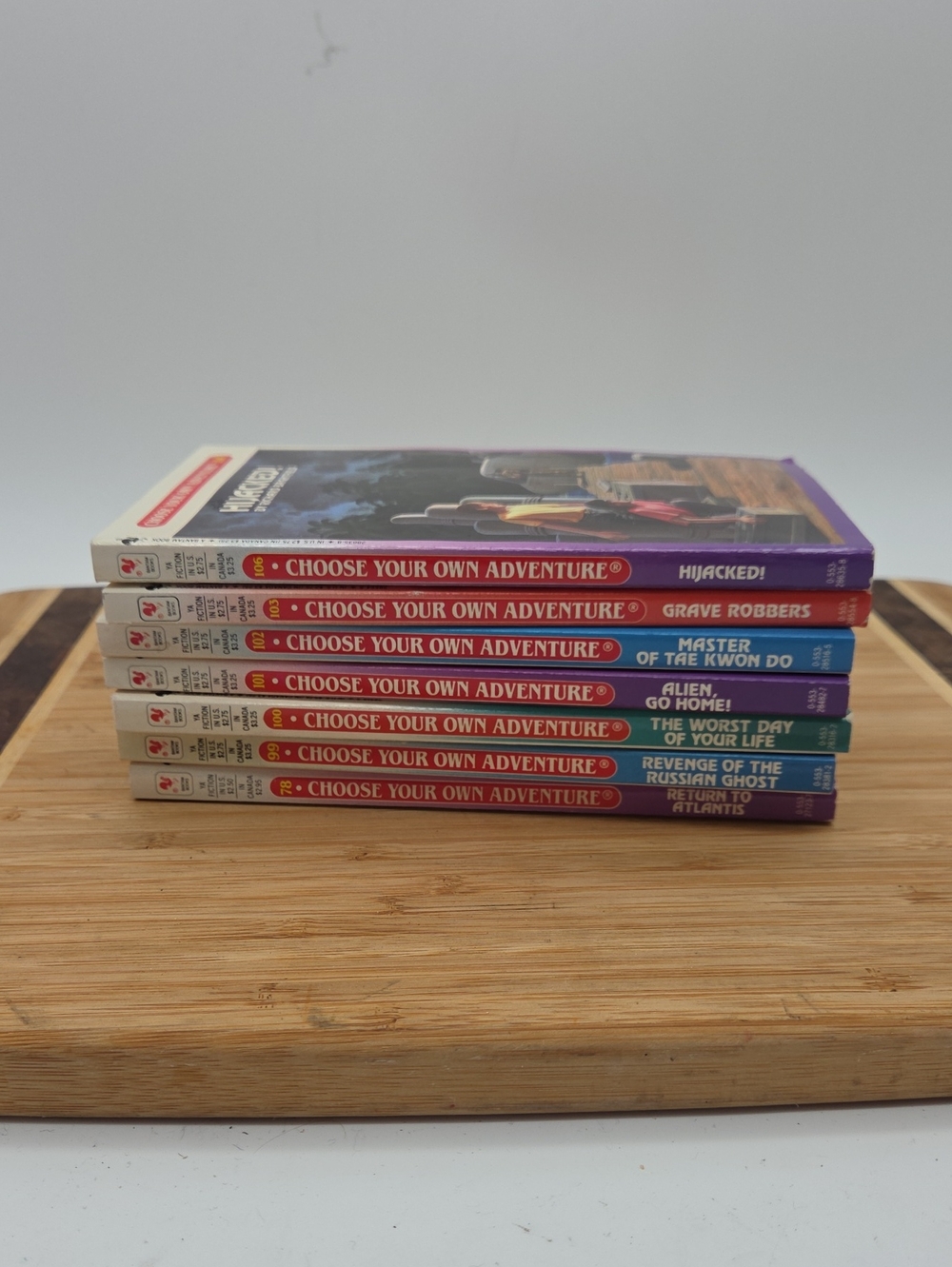 Bundle Lot of 7 80s Bantam Choose Your Own Adventure Books